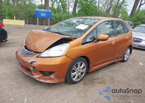 2010 Honda Fit Sport from USA, damaged, VIN JHMGE8H42AC013532
